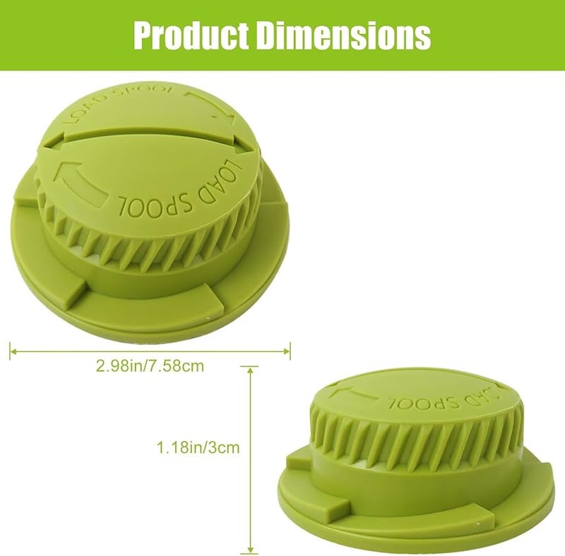 Green Bump Knob Replacement Compatible for Homelite BM26SSVNM BM4CSSAC BM4CSSACC Weed Eater String Trimmer - Image 2